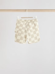 Mono Checkerboard Jersey 100% Cotton Baby Shorts 3 Pack - Image 4 of 10