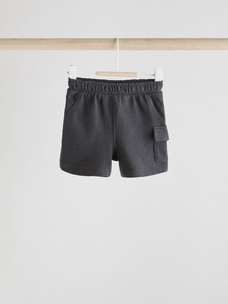 Mono Checkerboard Jersey 100% Cotton Baby Shorts 3 Pack - Image 5 of 10