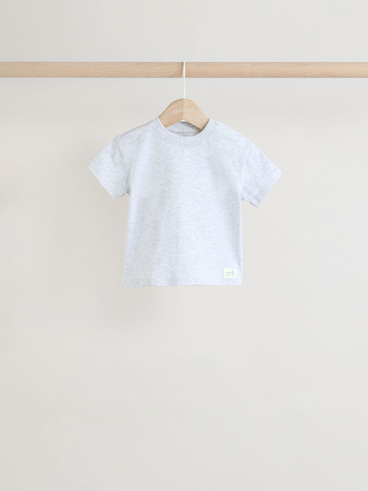 Blauw - Set van 4 T-shirts met korte mouwen voor baby's - Image 3 of 12