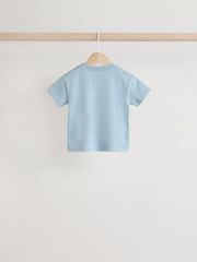 Blue Baby Short Sleeve T-Shirts 4 Pack - Image 7 of 12