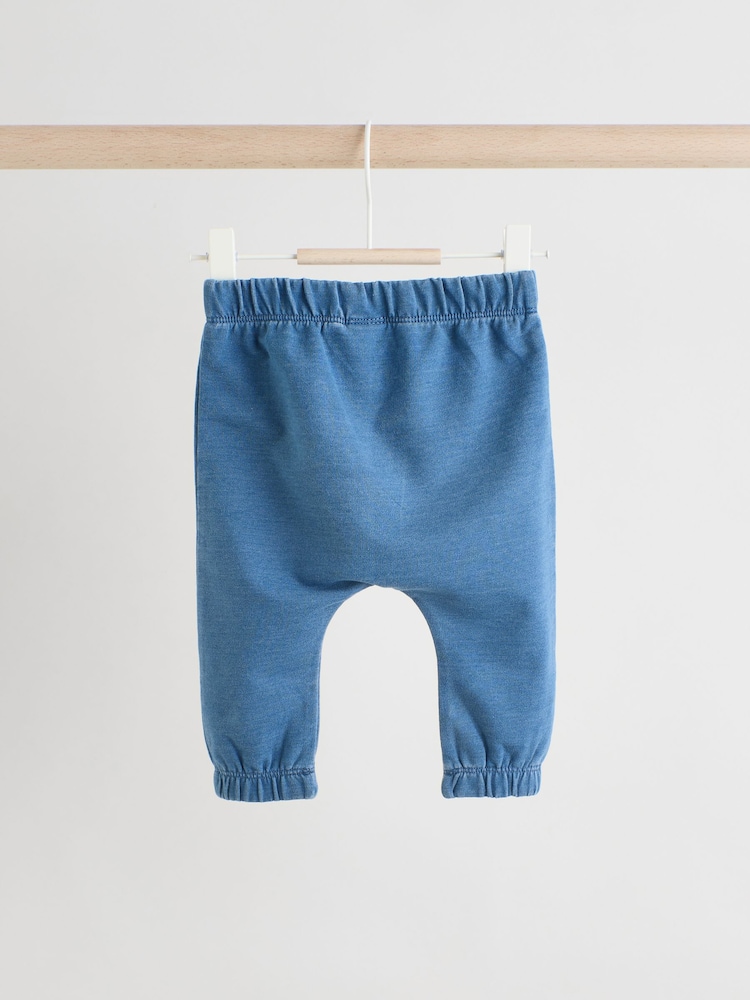 Bleu marine motif baleine - Ensemble 2 pièces haut et pantalon bébé - Image 6 of 11
