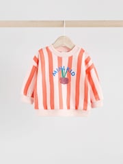 Bright Veg Print - Baby Sweatshirt and Shorts Set - Imagen 2 de 10
