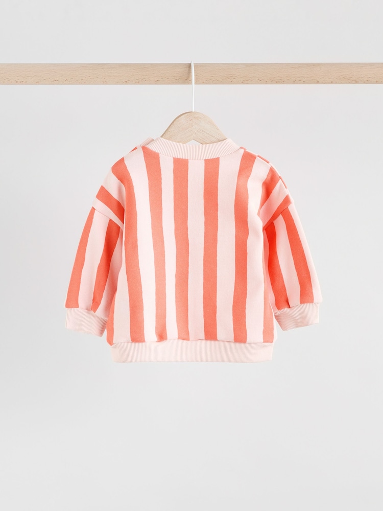 Bright Veg Print Baby Sweatshirt and Shorts Set - Image 5 of 10