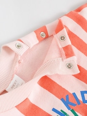 Bright Veg Print - Baby Sweatshirt and Shorts Set - Imagen 9 de 10