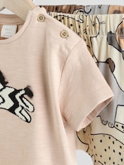 Mono Zebra Baby T-Shirt and Shorts Set - Image 7 of 12