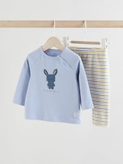 Blue Bunny Baby Top And Leggings Set - Image 1 of 1