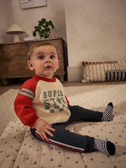Gris antracita - Conjunto de 2 piezas de sudadera y pantalones de chándal para bebé - Imagen 1 de 15