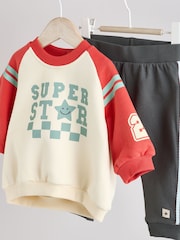 Gris antracita - Conjunto de 2 piezas de sudadera y pantalones de chándal para bebé - Imagen 14 de 15