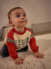 Gris antracita - Conjunto de 2 piezas de sudadera y pantalones de chándal para bebé - Imagen 2 de 15