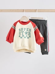Gris antracita - Conjunto de 2 piezas de sudadera y pantalones de chándal para bebé - Imagen 6 de 15