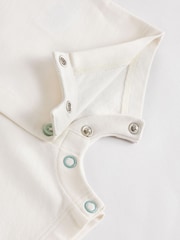 Blue/Neutral Baby Sweat Romper - Image 7 of 7