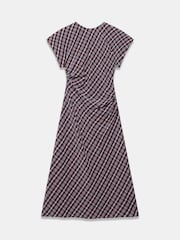 Mint Velvet Rutete Rynket Midikjole - Bilde 7 av 8