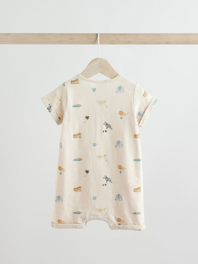 Neutral Baby Rompers 2 Pack - Image 4 of 10