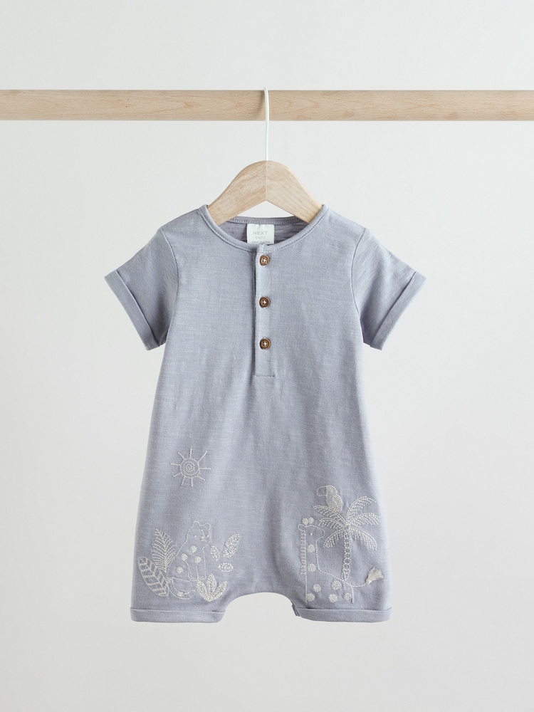Neutral Baby Rompers 2 Pack - Image 5 of 10