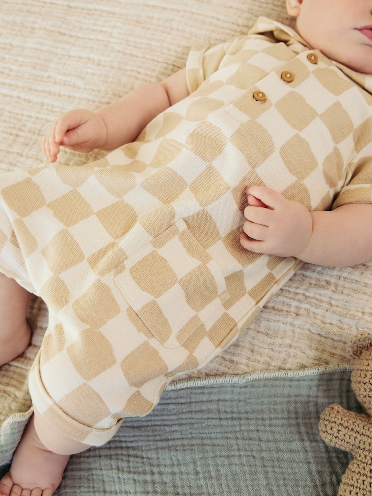 Natural Baby Sweat Romper - Image 3 of 5