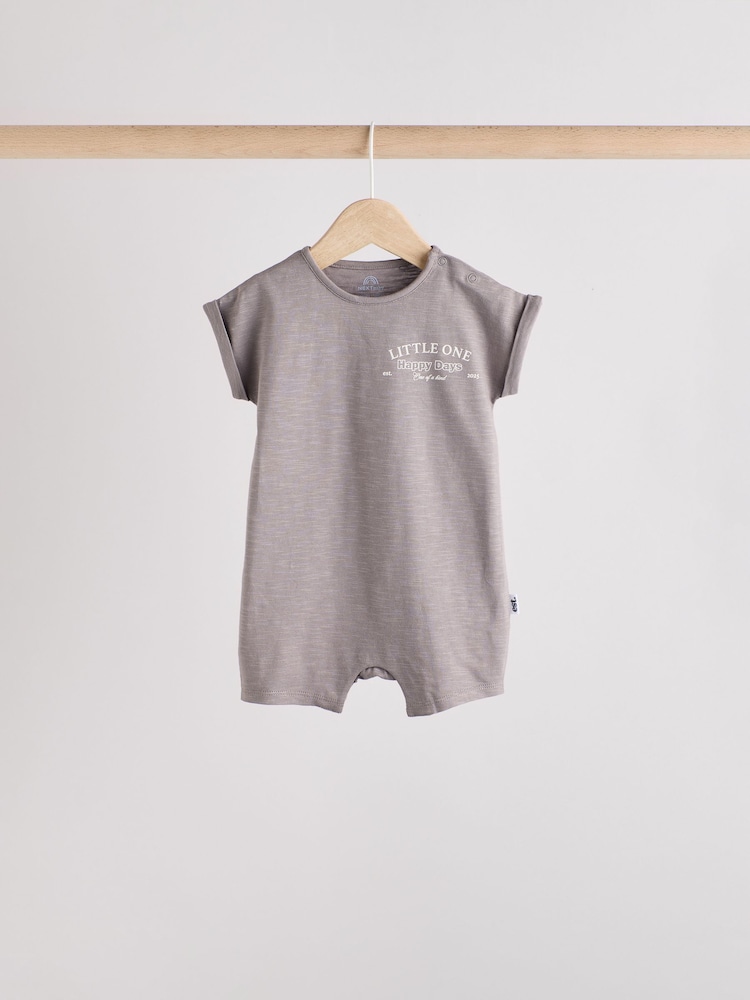 Blue Baby Rompers 3 Pack - Image 9 of 14