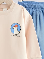 Blue Seagull Top and Leggings Baby 2 Piece Set - Image 7 of 15