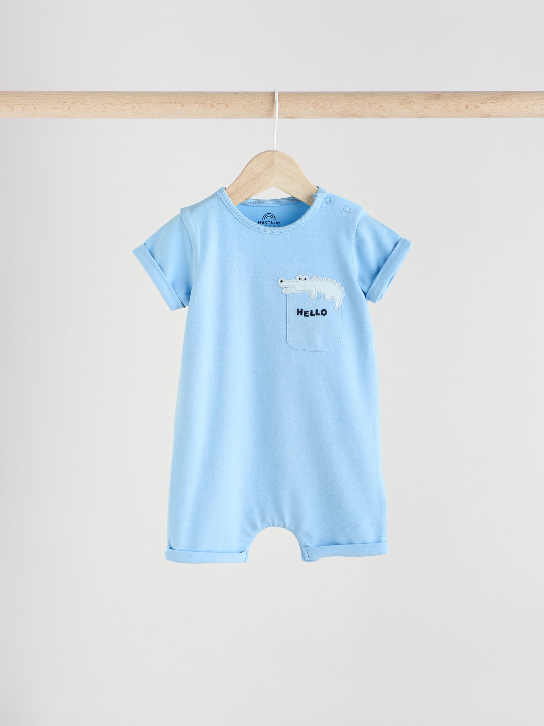 house on the hill rompers navy 80 ロンパース・カバーオール