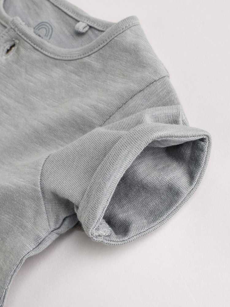 Neutral Elephant Baby Rompers 3 Pack - Image 10 of 11