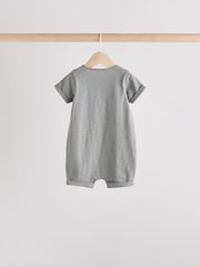 Neutral Elephant Baby Rompers 3 Pack - Image 4 of 11