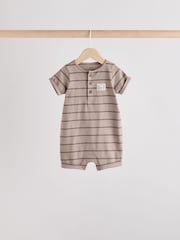 Neutral Elephant Baby Rompers 3 Pack - Image 6 of 11