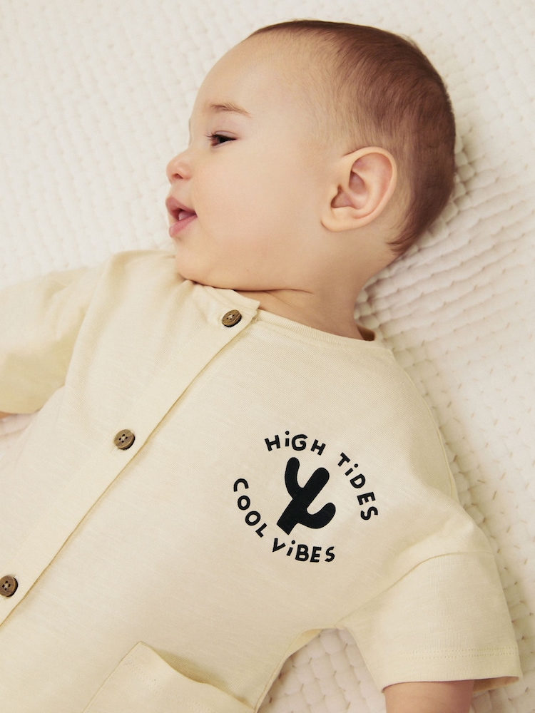 Monochrome Baby Rompers 3 Pack - Image 10 of 16