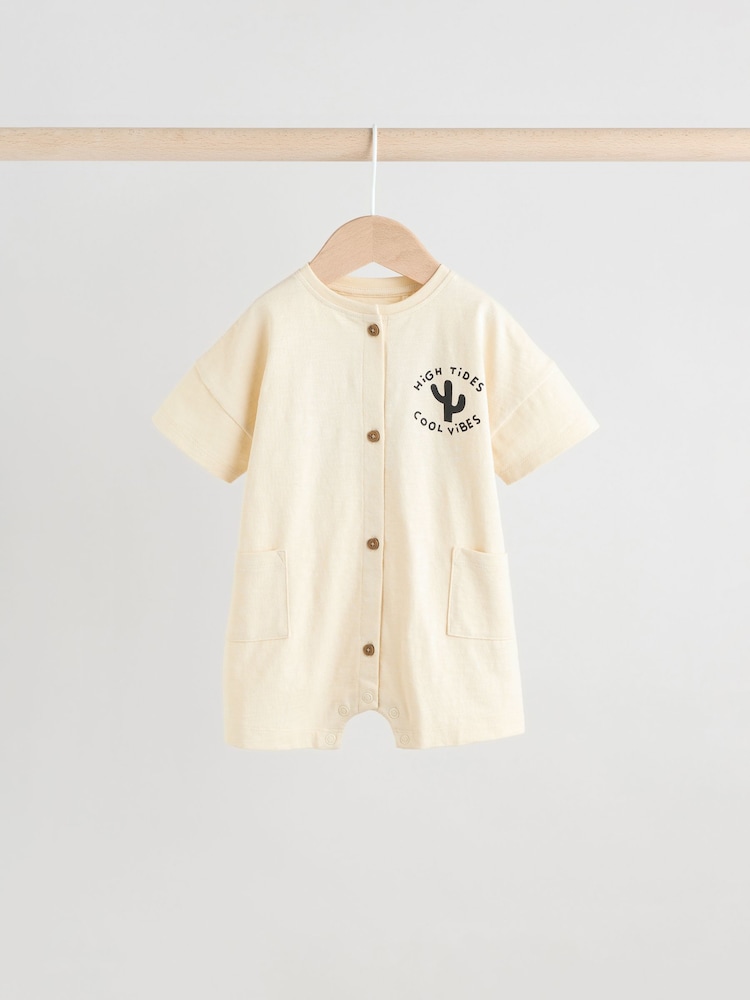Monochrome Baby Rompers 3 Pack - Image 3 of 16