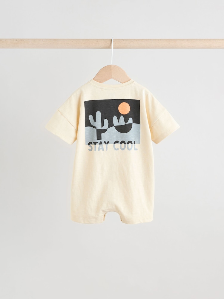 Monochrome Baby Rompers 3 Pack - Image 5 of 16