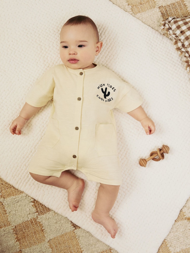Monochrome Baby Rompers 3 Pack - Image 7 of 16