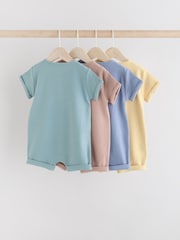 Minerals Plain Baby Jersey Rompers 4 Pack - Image 2 of 11