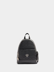 River Island Black Girls Faux Leather Pocket Backpack - Image 1 of 4