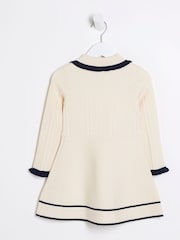 River Island Cream Girls Flippy Polo Dress - Image 2 of 4