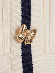 River Island Cream Girls Flippy Polo Dress - Image 4 of 4