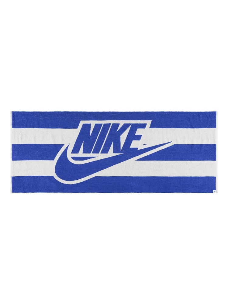Nike Blue 100% Cotton Club Pool Towel - Image 1 of 1 Nike Blue 100% Cotton Club Pool Towel - Image 1 of 1