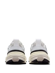Nike White/Metallic V2K Retro Runner Trainers - Image 3 of 12