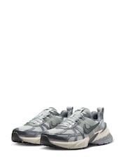 Nike Grey V2K Retro Runner Trainers - Image 7 of 12