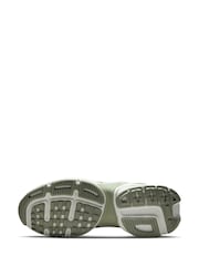 Nike White Silver V2K Retro Runner Trainers - Image 7 of 9