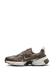 Nike Brown V2K Retro Runner Trainers - Image 2 of 11