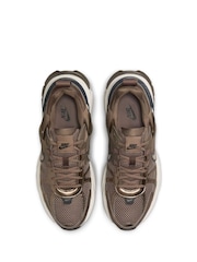 Nike Brown V2K Retro Runner Trainers - Image 6 of 11