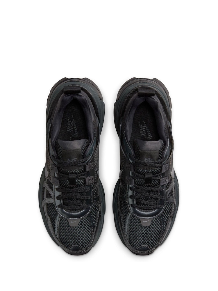 Nike Black V2K Retro Runner Trainers - Image 13 of 13