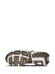 Nike Mink Brown V2K Retro Runner Trainers - Image 3 of 8
