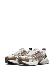Nike Mink Brown V2K Retro Runner Trainers - Image 4 of 8