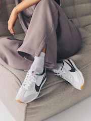 Nike White/Black Pacific Trainers - Image 1 of 13