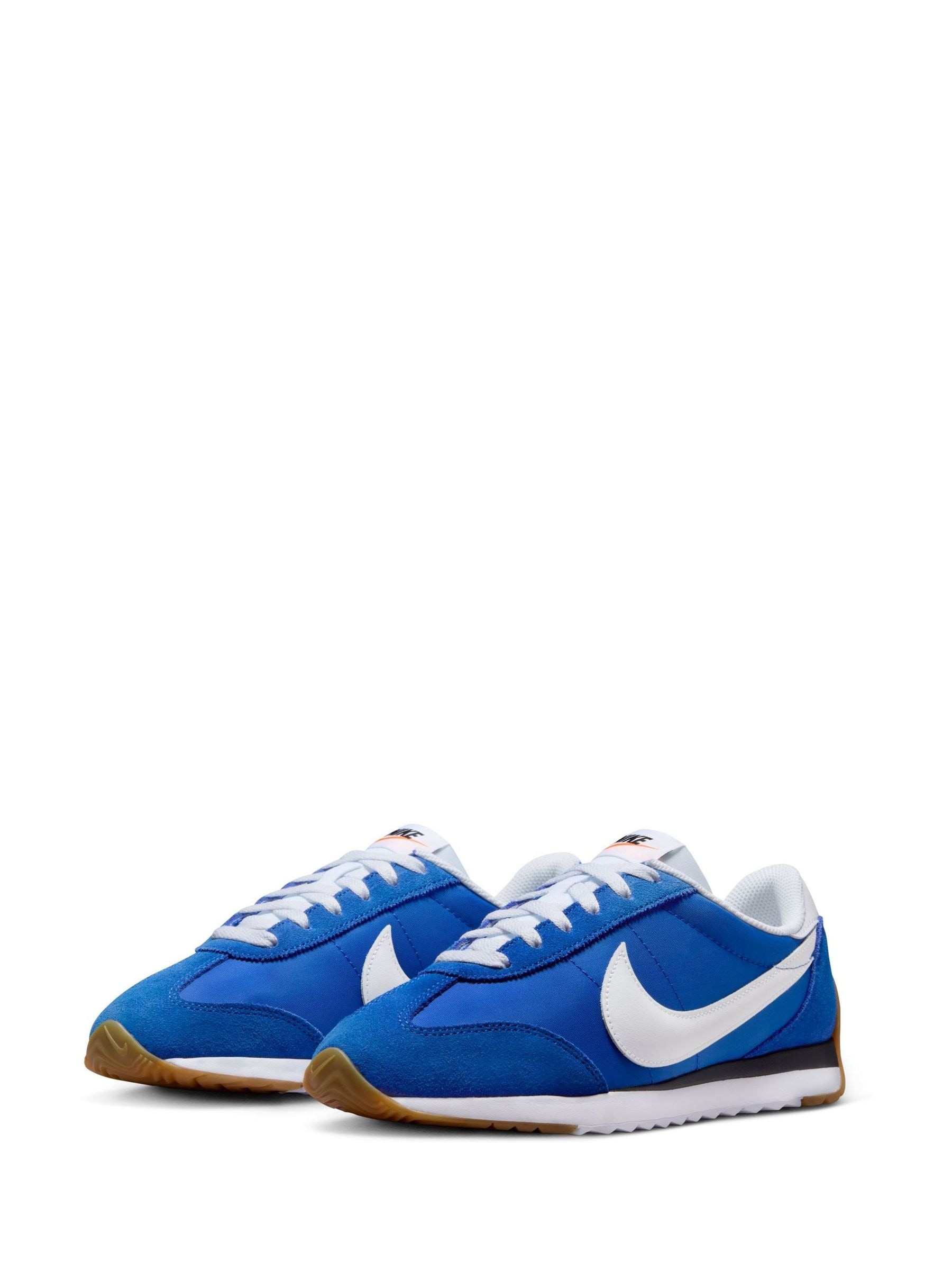 nike cortez blue white