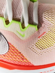 Nike White/Lemon Pegasus 41 Road Running Trainers - Image 10 of 11