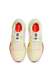 Nike White/Lemon Pegasus 41 Road Running Trainers - Image 5 of 11