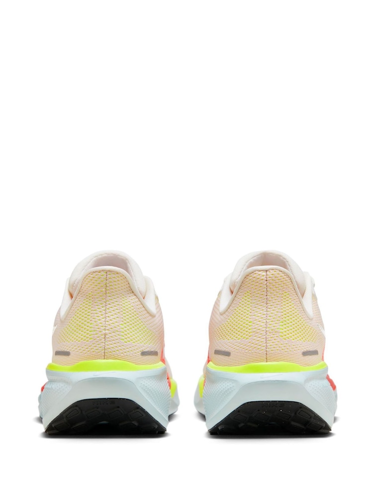 Wit/citroengeel - Nike - Pegasus 41 Road hardloopsneakers - Image 6 of 11