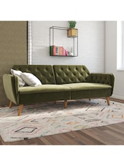 Novogratz Green Tallulah Memory Foam Futon - Image 1 of 6
