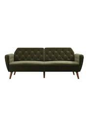 Novogratz Green Tallulah Memory Foam Futon - Image 3 of 6