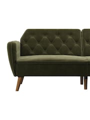 Novogratz Green Tallulah Memory Foam Futon - Image 6 of 6